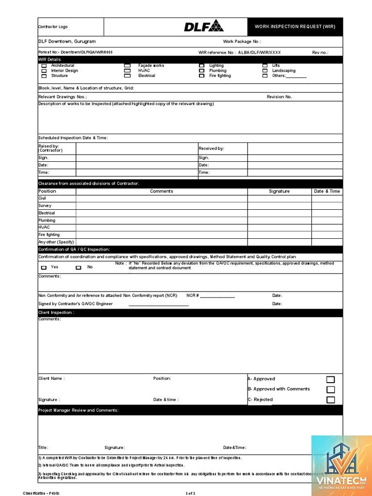 work inspection request là gì - Hình 4