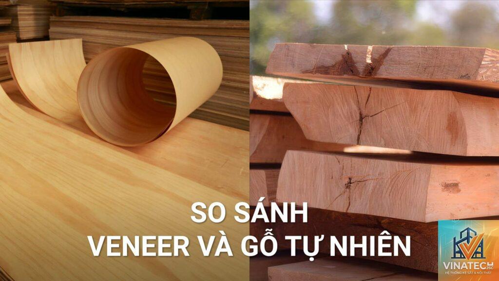 acrylic vs veneer tự nhiên
