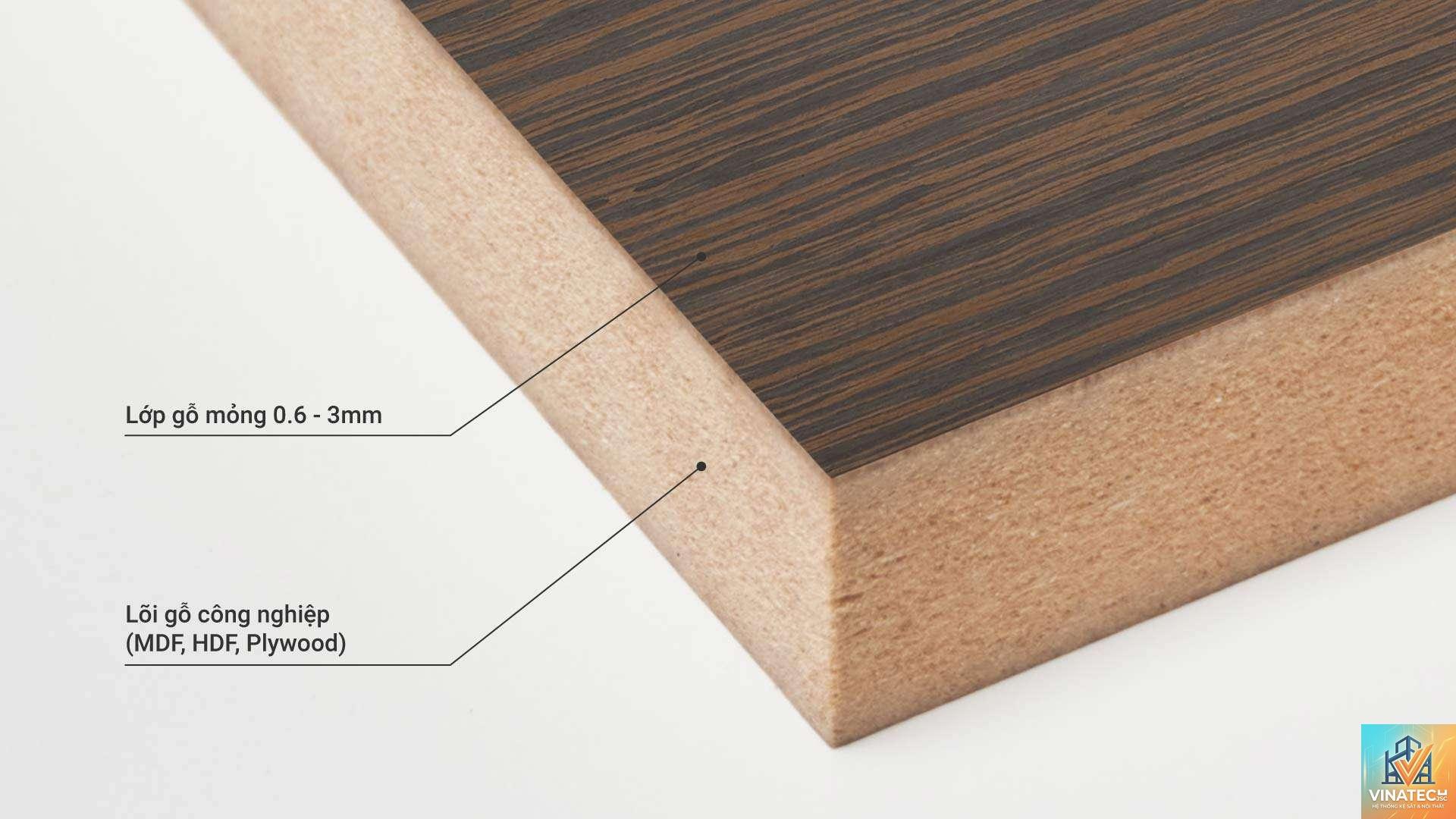 acrylic vs veneer tự nhiên - Image 5