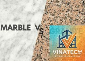 đá granite vs đá marble