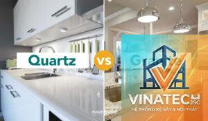 đá granite vs đá thạch anh