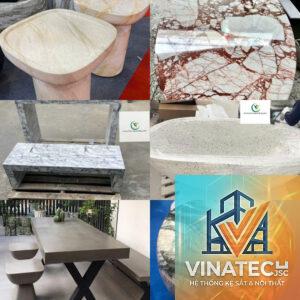 đá marble vs đá terrazzo