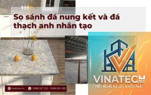 đá nung kết vs đá quartz