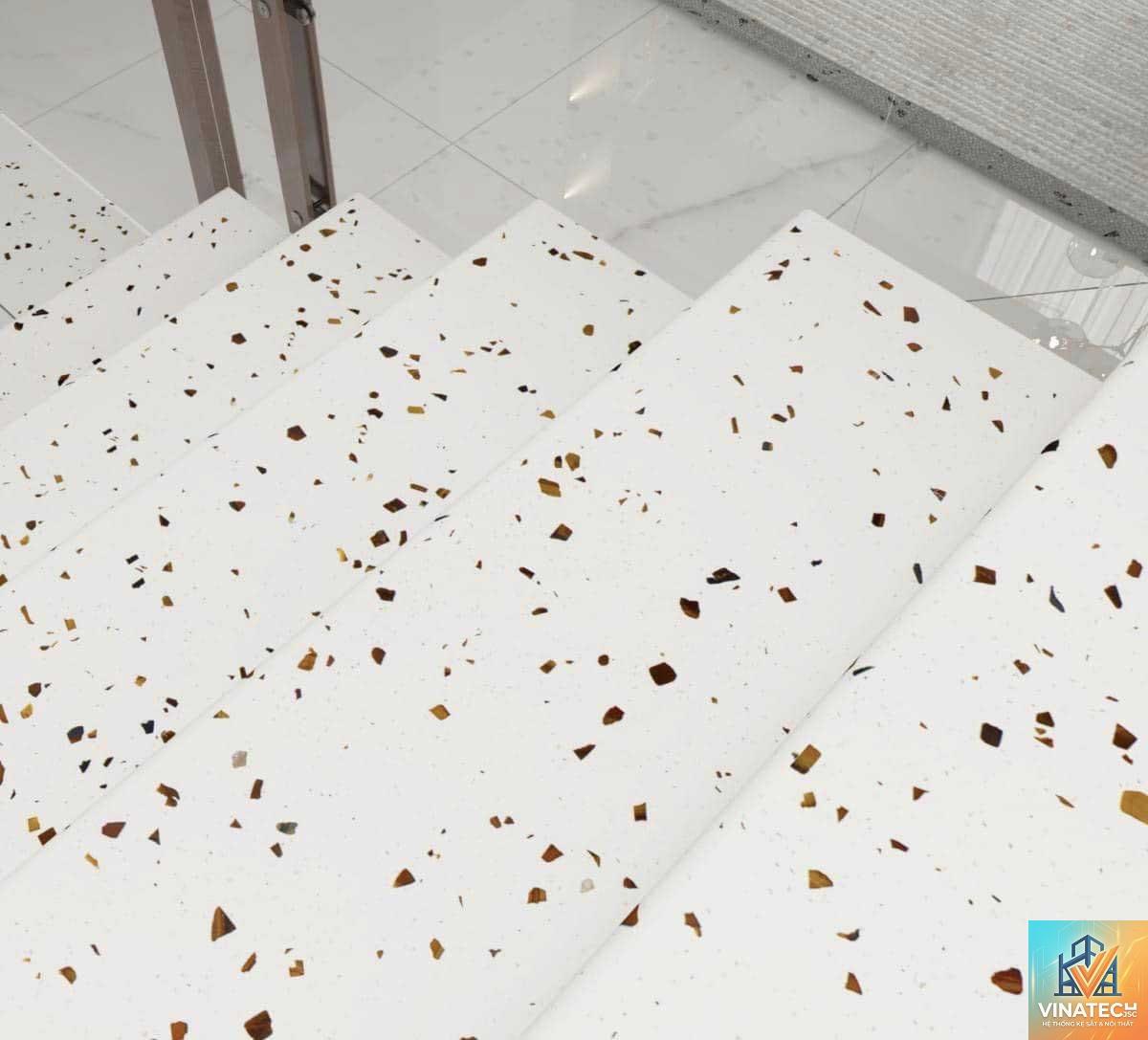 đá thạch anh vs đá terrazzo - Image 1