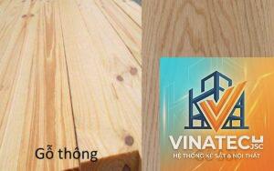 gỗ sồi vs gỗ thông