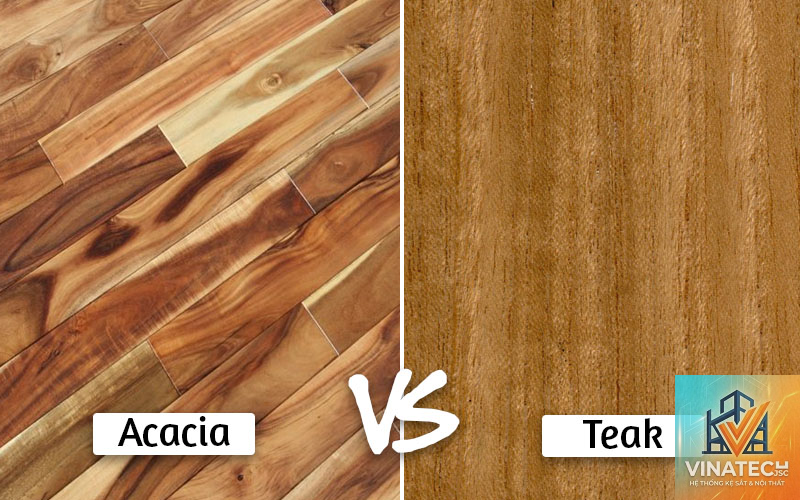 gỗ teak vs gỗ keo