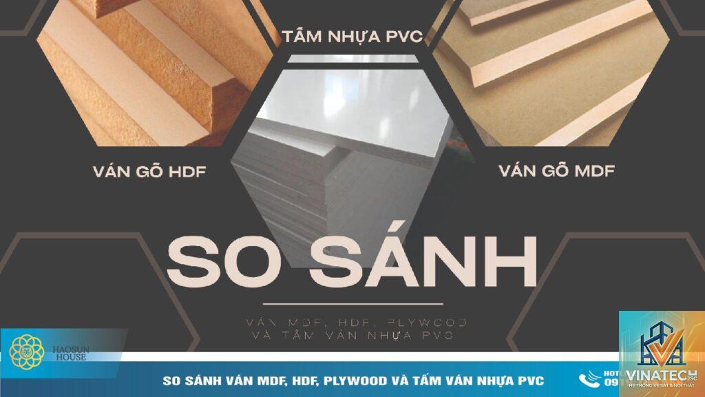 hdf vs ván nhựa