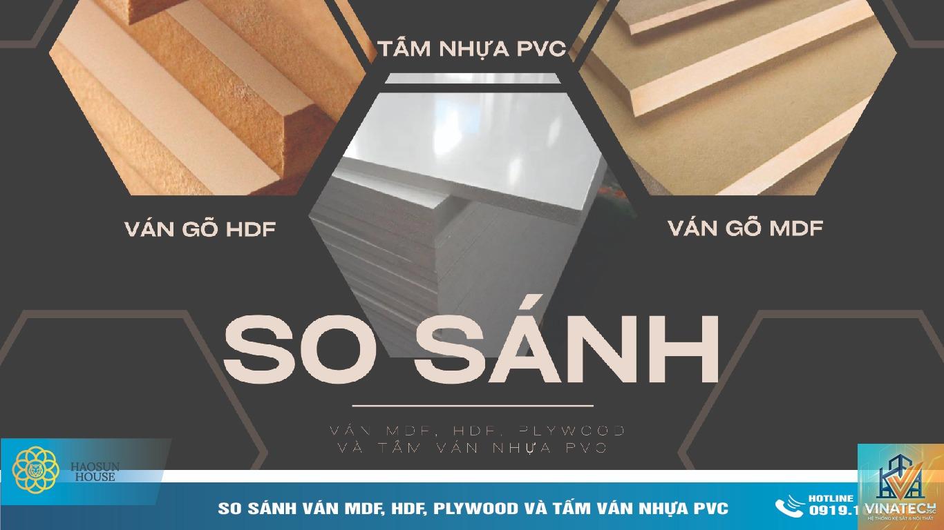 hdf vs ván nhựa - Image 1