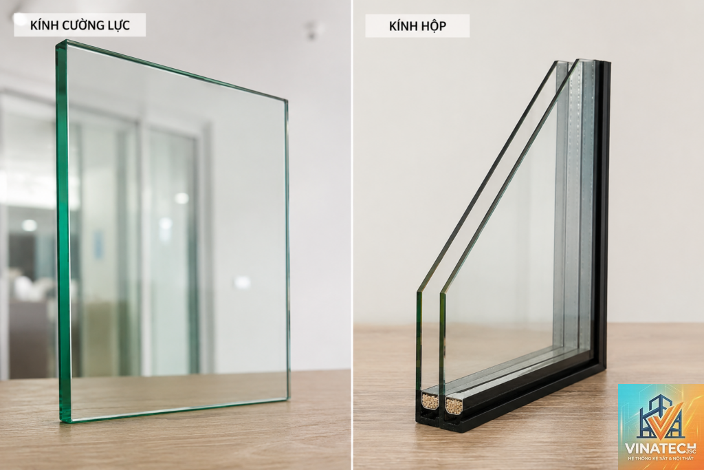 kính cường lực vs kính hộp
