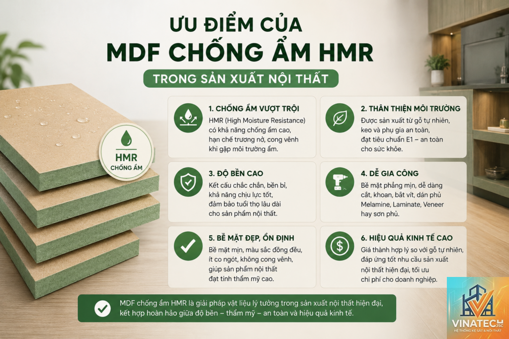 mdf chống ẩm vs hmr