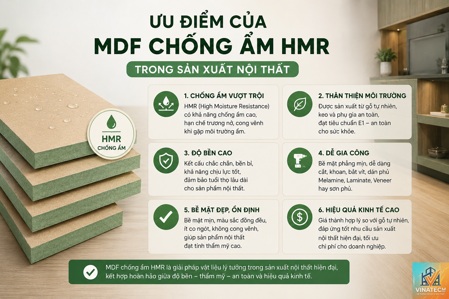 mdf chống ẩm vs hmr - Image 1