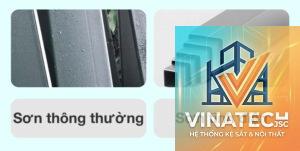 thép sơn tĩnh điện vs nhôm