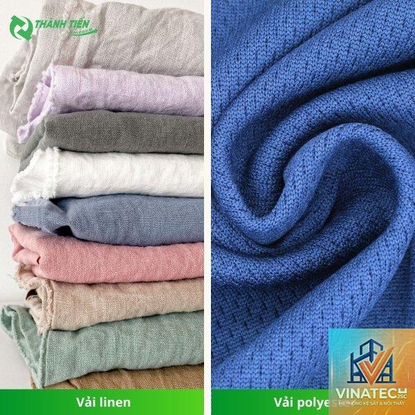 vải linen vs vải polyester - Image 2